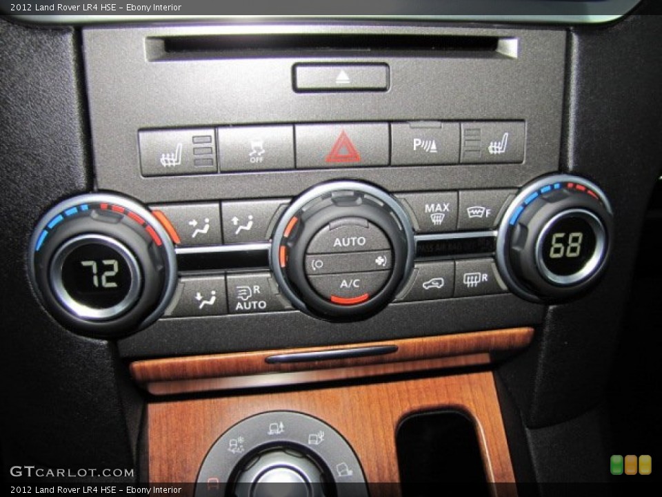 Ebony Interior Controls for the 2012 Land Rover LR4 HSE #76448687