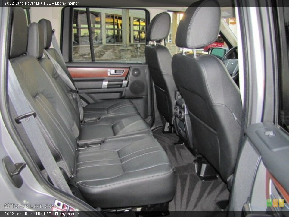 Ebony Interior Rear Seat for the 2012 Land Rover LR4 HSE #76448735