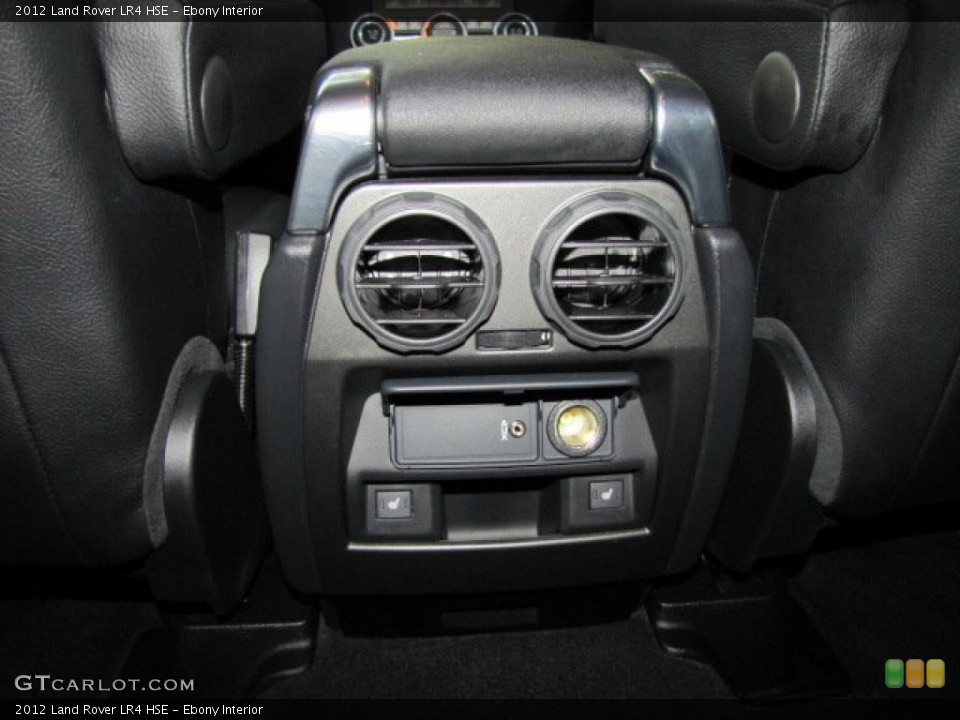 Ebony Interior Controls for the 2012 Land Rover LR4 HSE #76448807