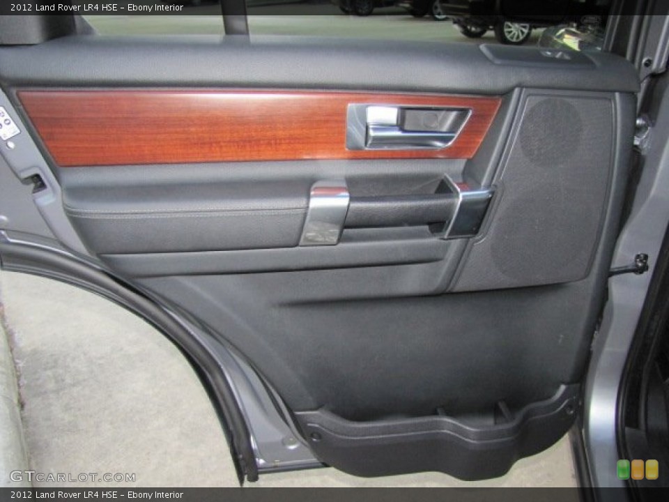 Ebony Interior Door Panel for the 2012 Land Rover LR4 HSE #76448924