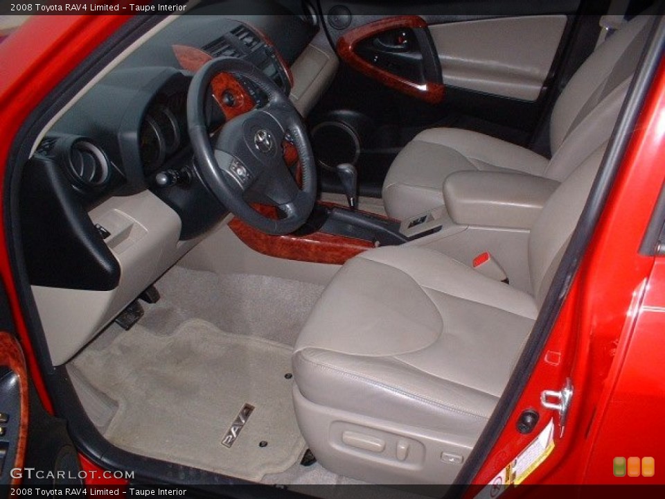 Taupe Interior Photo for the 2008 Toyota RAV4 Limited #76450616