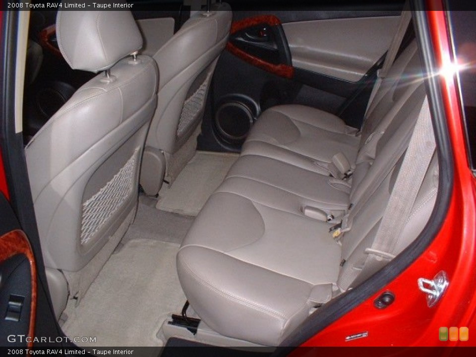Taupe Interior Rear Seat for the 2008 Toyota RAV4 Limited #76450628
