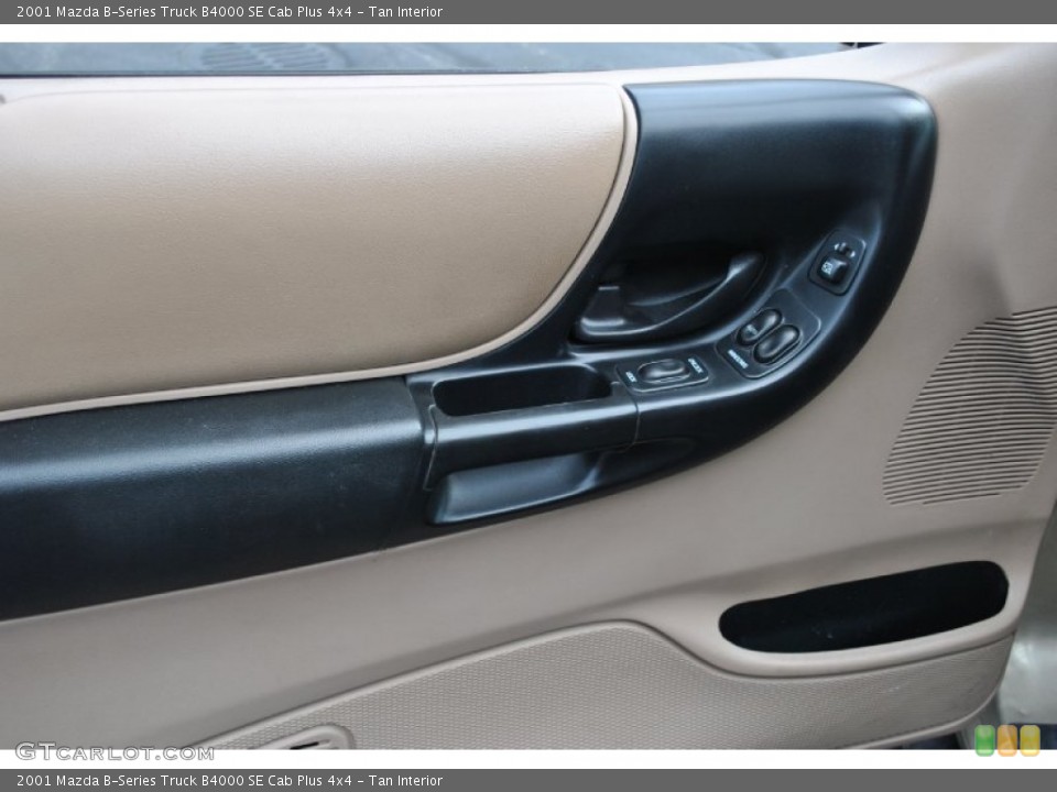 Tan Interior Door Panel for the 2001 Mazda B-Series Truck B4000 SE Cab Plus 4x4 #76451093