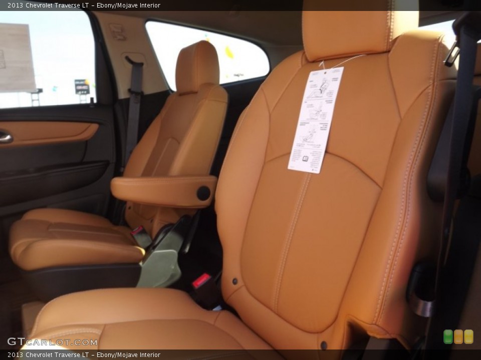 Ebony/Mojave Interior Rear Seat for the 2013 Chevrolet Traverse LT #76451537
