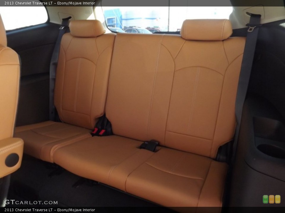 Ebony/Mojave Interior Rear Seat for the 2013 Chevrolet Traverse LT #76451549
