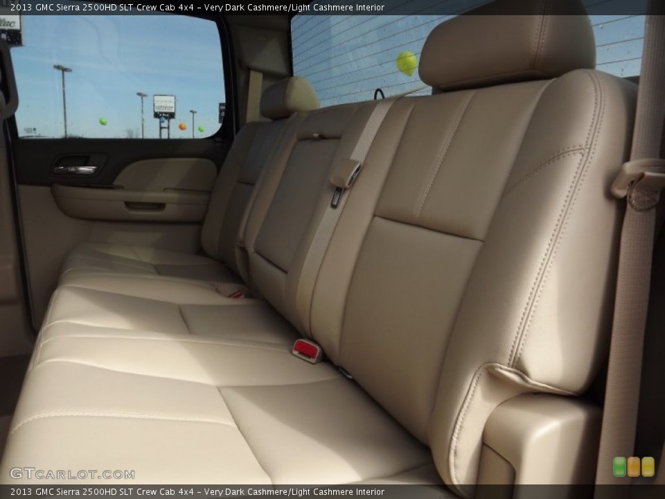 Very Dark Cashmere/Light Cashmere Interior Rear Seat for the 2013 GMC Sierra 2500HD SLT Crew Cab 4x4 #76452107