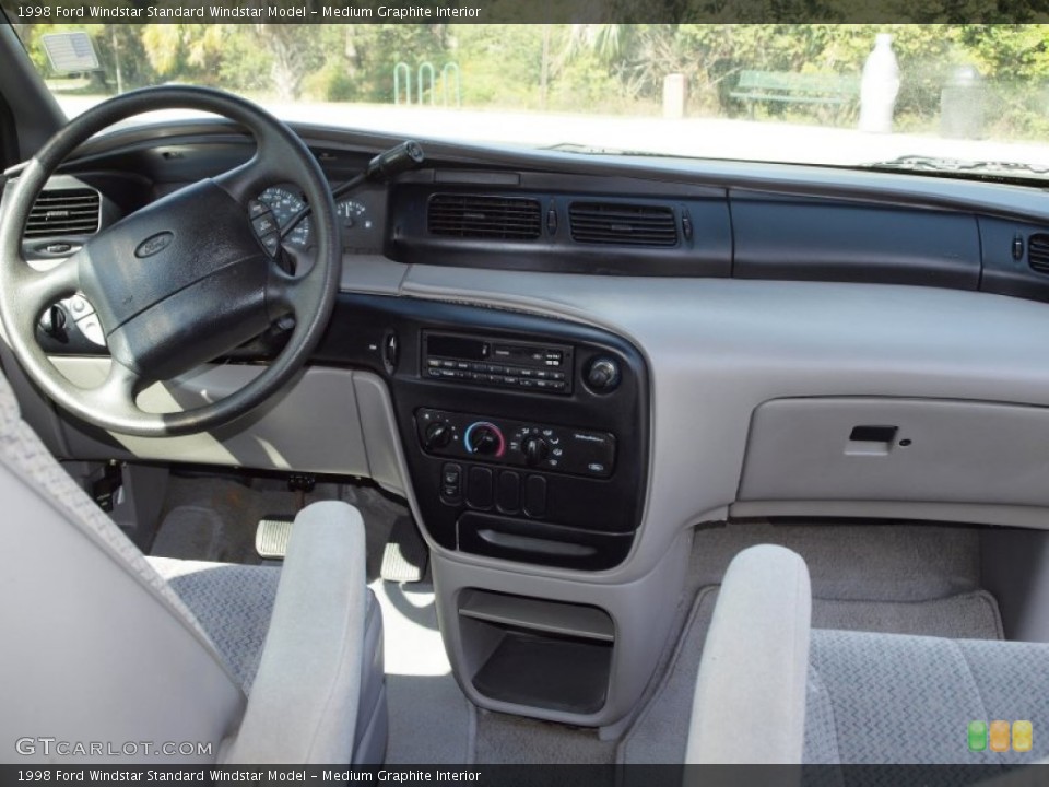 Medium Graphite Interior Dashboard for the 1998 Ford Windstar  #76452933