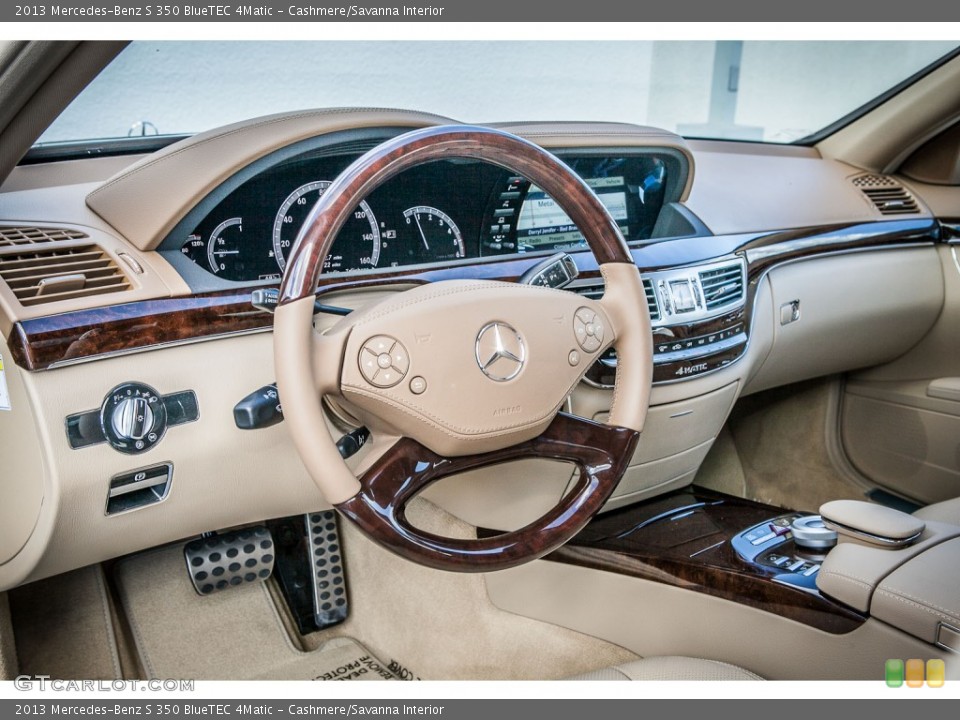 Cashmere/Savanna Interior Dashboard for the 2013 Mercedes-Benz S 350 BlueTEC 4Matic #76453968