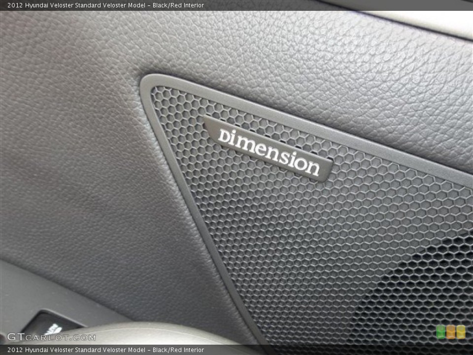 Black/Red Interior Audio System for the 2012 Hyundai Veloster  #76454517