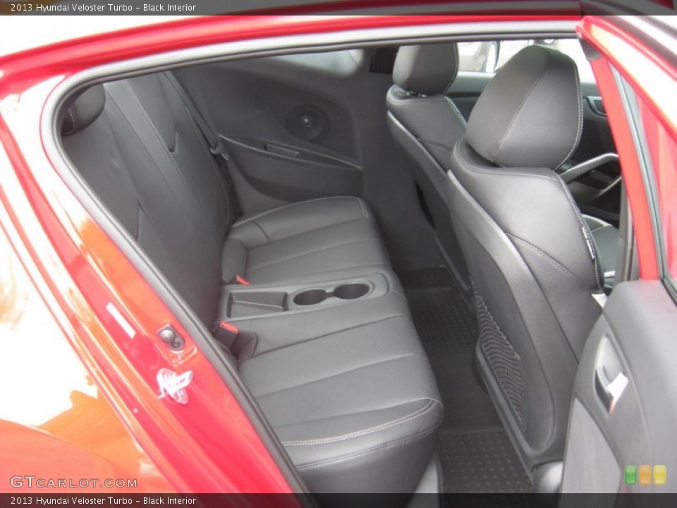 Black Interior Rear Seat for the 2013 Hyundai Veloster Turbo #76457150