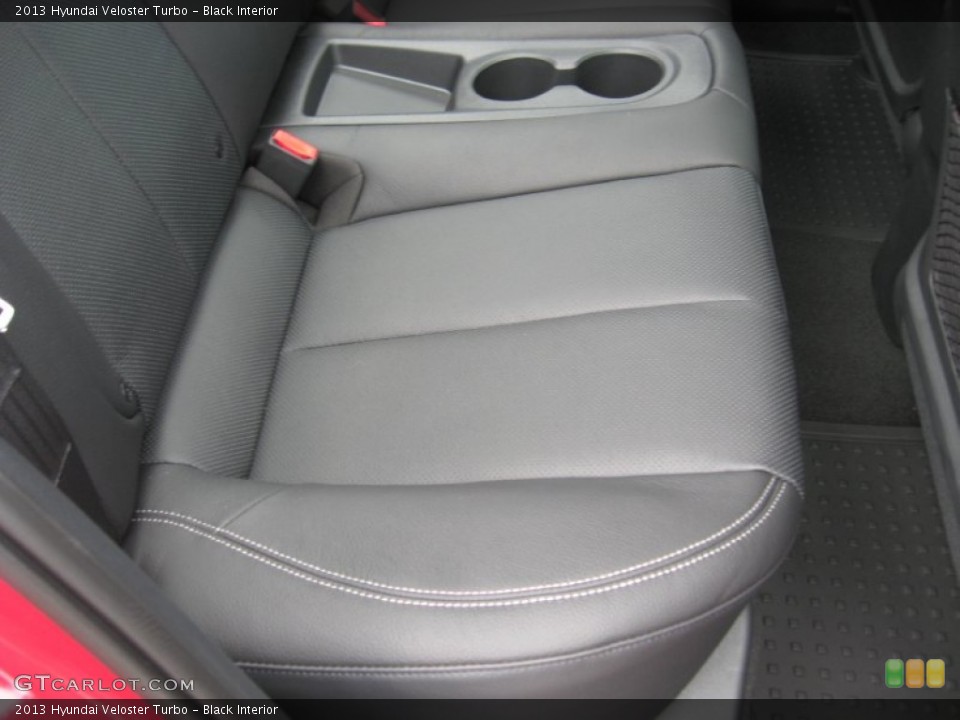 Black Interior Rear Seat for the 2013 Hyundai Veloster Turbo #76457168