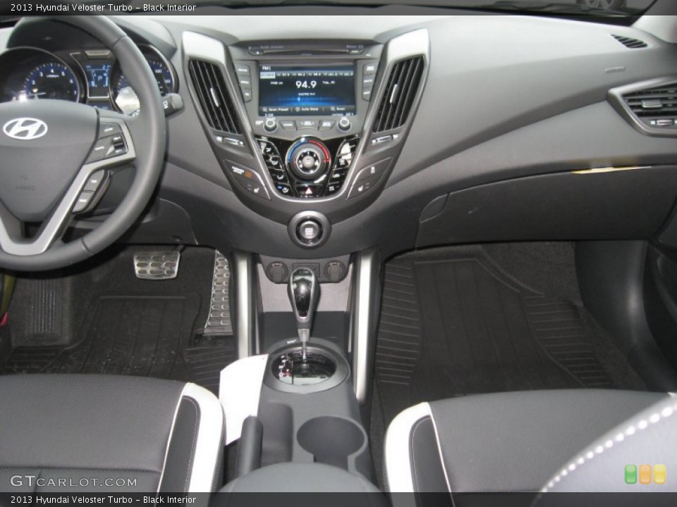 Black Interior Dashboard for the 2013 Hyundai Veloster Turbo #76457270