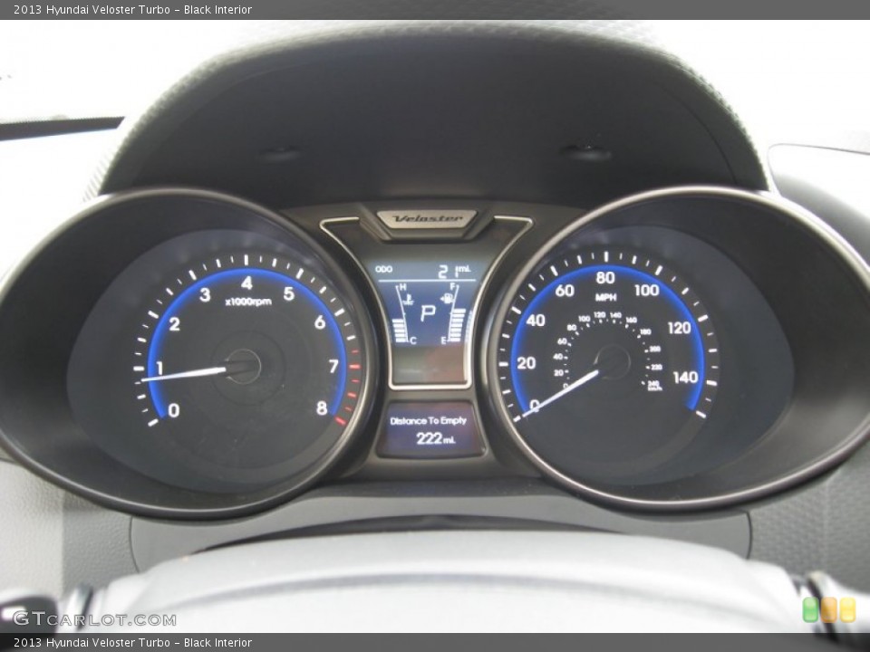 Black Interior Gauges for the 2013 Hyundai Veloster Turbo #76457393