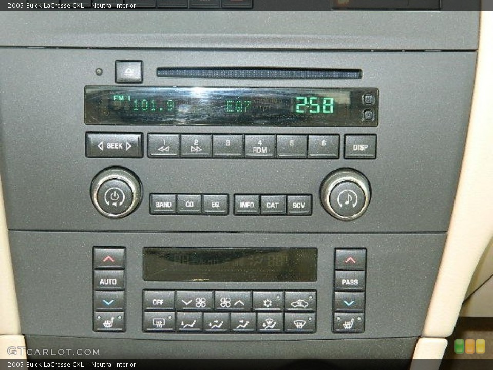 Neutral Interior Controls for the 2005 Buick LaCrosse CXL #76458941