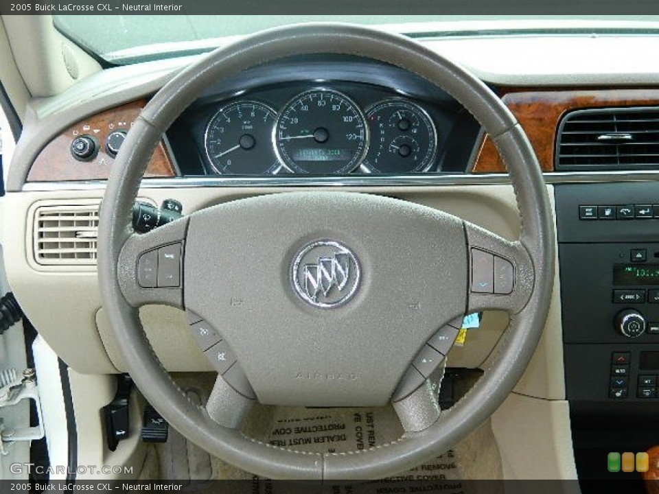 Neutral Interior Steering Wheel for the 2005 Buick LaCrosse CXL #76458960