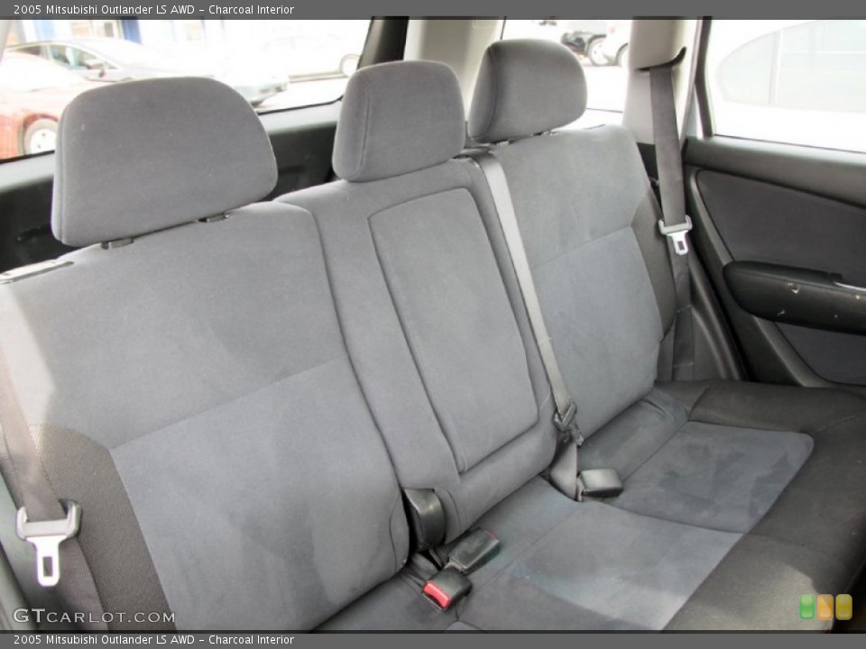 Charcoal Interior Rear Seat for the 2005 Mitsubishi Outlander LS AWD #76460006