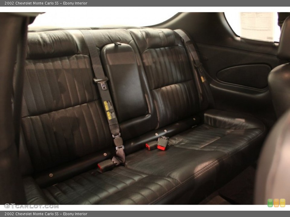 Ebony Interior Rear Seat for the 2002 Chevrolet Monte Carlo SS #76462049