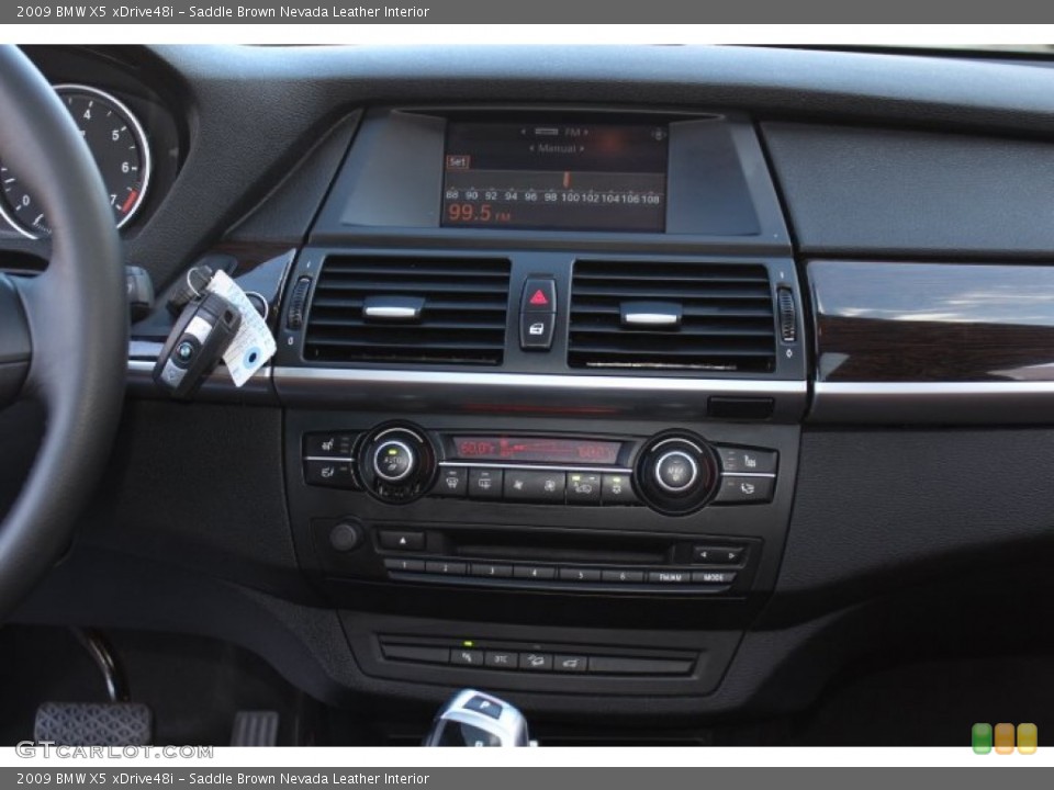 Saddle Brown Nevada Leather Interior Controls for the 2009 BMW X5 xDrive48i #76462170