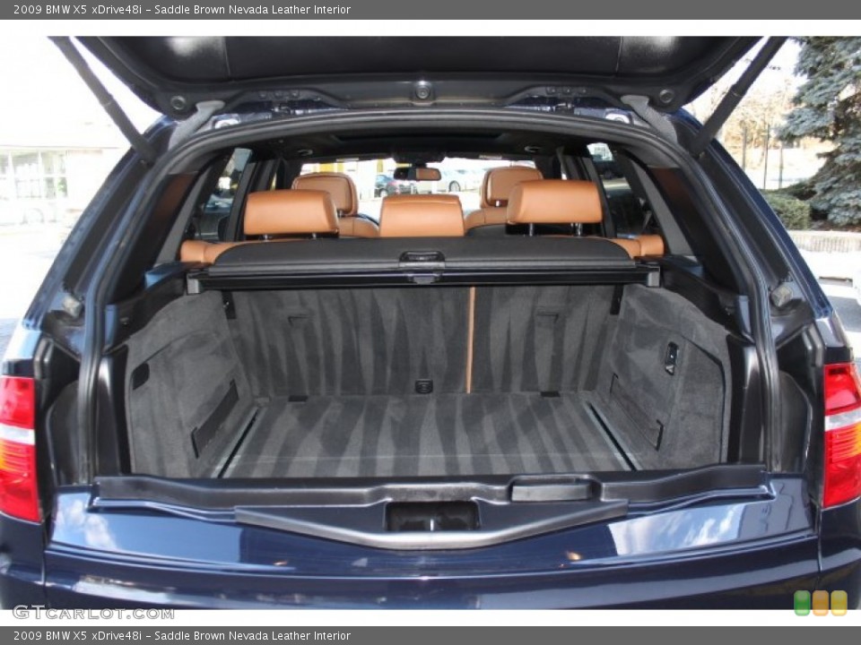 Saddle Brown Nevada Leather Interior Trunk for the 2009 BMW X5 xDrive48i #76462297