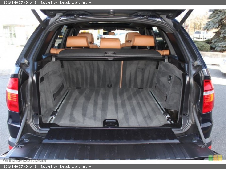 Saddle Brown Nevada Leather Interior Trunk for the 2009 BMW X5 xDrive48i #76462316