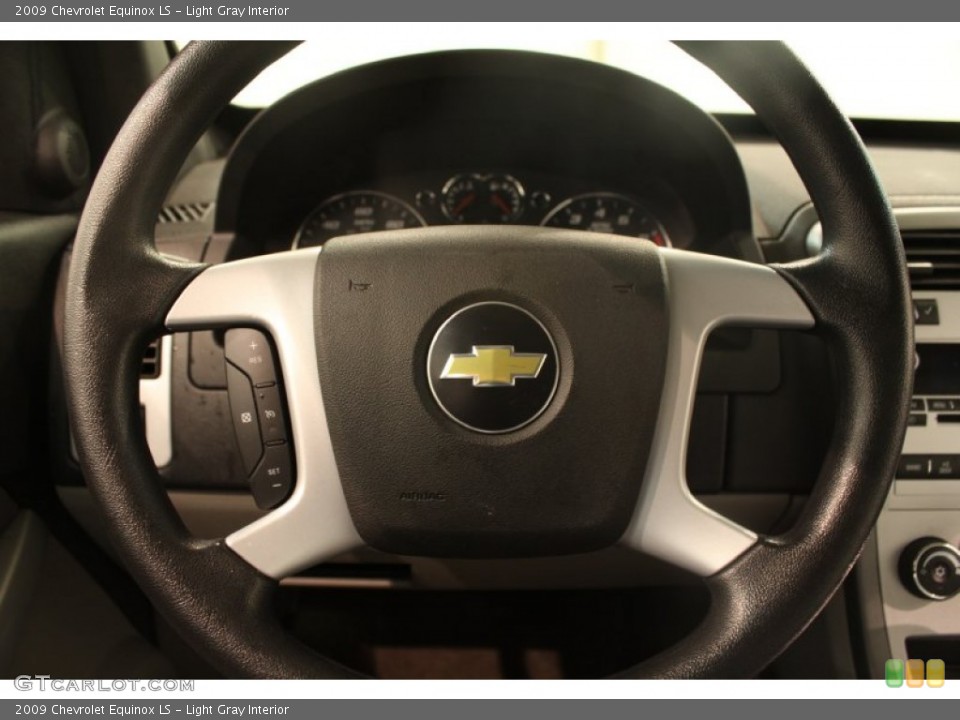 Light Gray Interior Steering Wheel for the 2009 Chevrolet Equinox LS #76462601