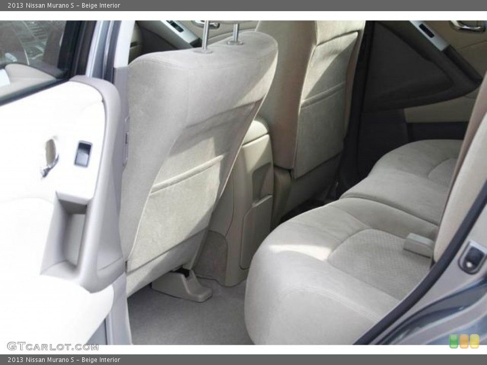 Beige Interior Rear Seat for the 2013 Nissan Murano S #76463105