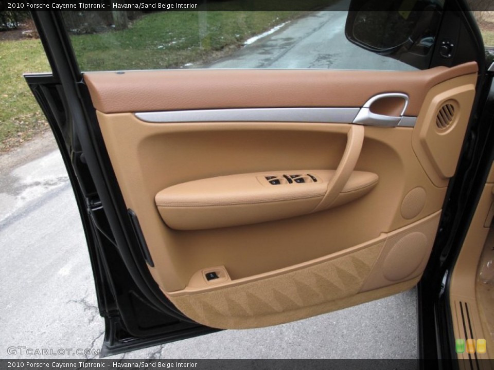 Havanna/Sand Beige Interior Door Panel for the 2010 Porsche Cayenne Tiptronic #76463141
