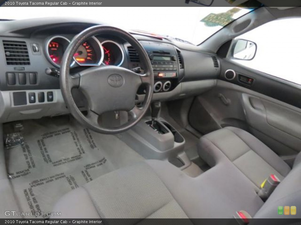 Graphite Interior Photo for the 2010 Toyota Tacoma Regular Cab #76464477