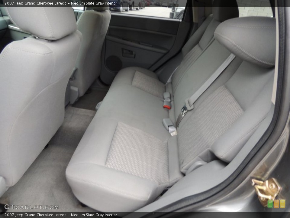 Medium Slate Gray Interior Rear Seat for the 2007 Jeep Grand Cherokee Laredo #76464956