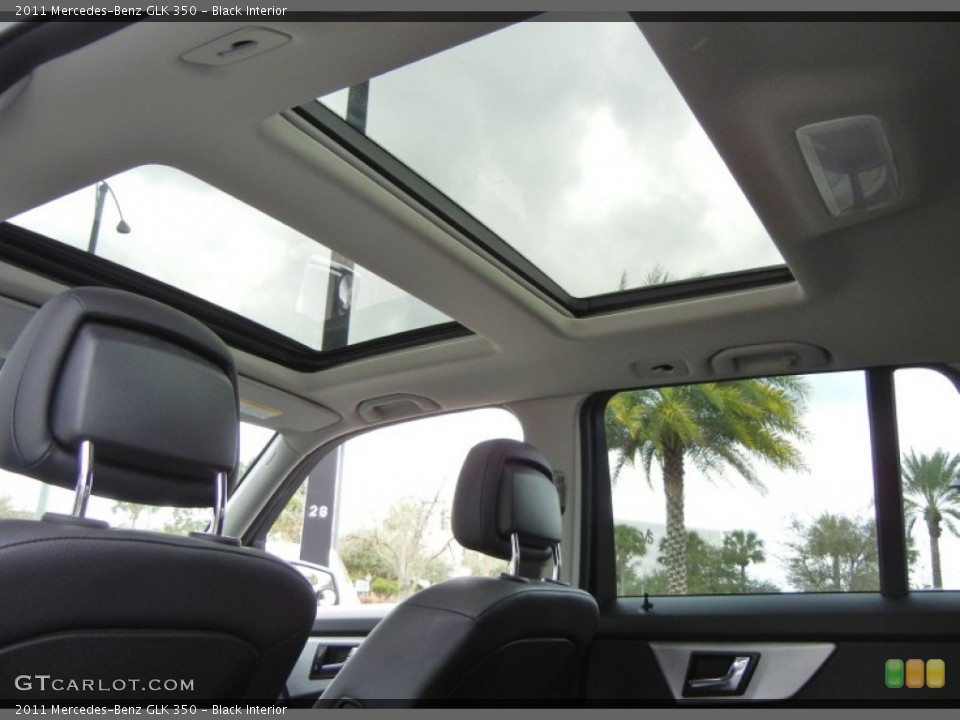 Black Interior Sunroof for the 2011 Mercedes-Benz GLK 350 #76465310