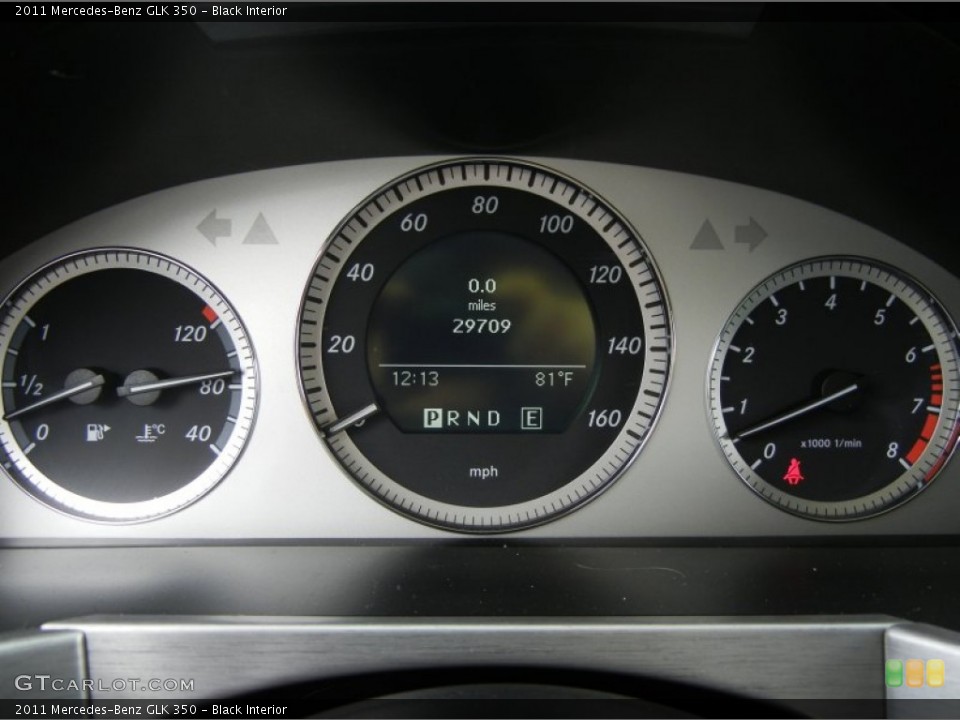 Black Interior Gauges for the 2011 Mercedes-Benz GLK 350 #76465361