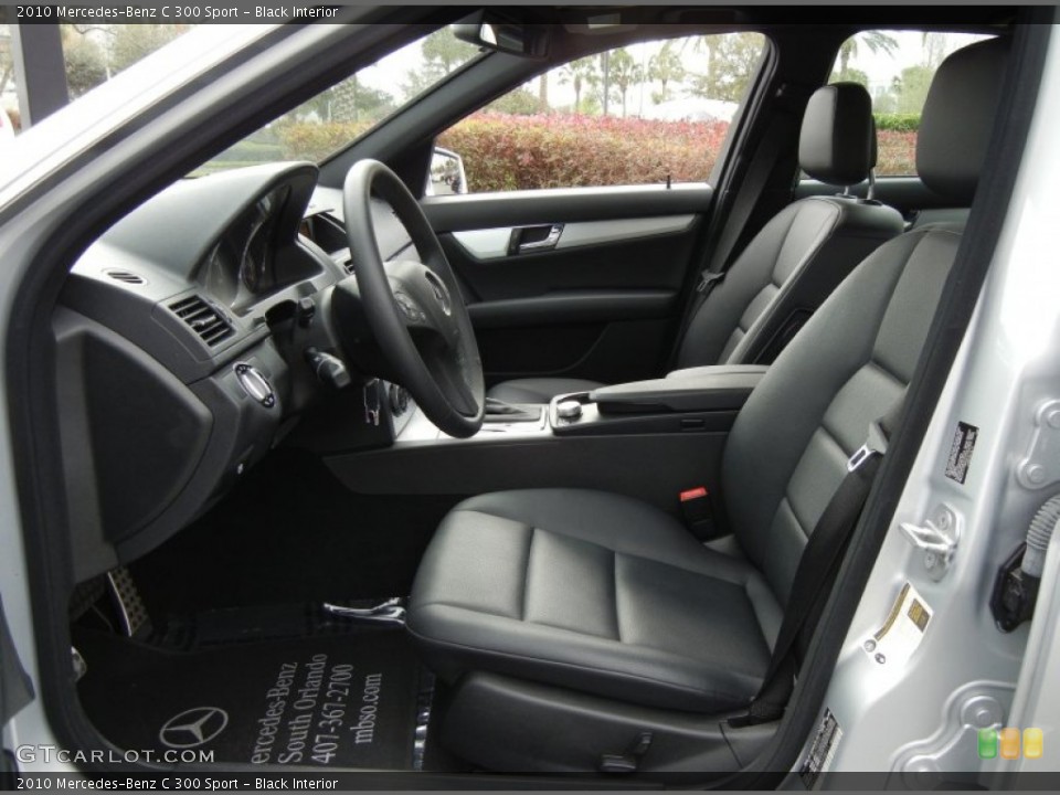 Black Interior Photo for the 2010 Mercedes-Benz C 300 Sport #76465635