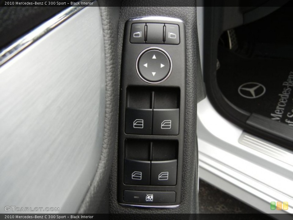 Black Interior Controls for the 2010 Mercedes-Benz C 300 Sport #76465661