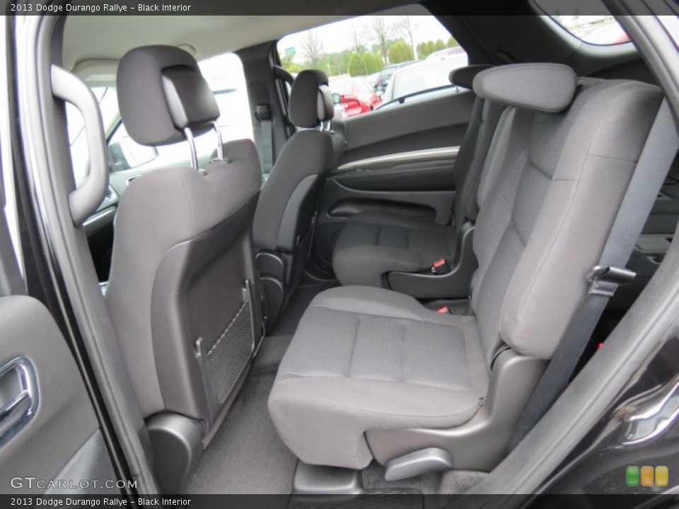 Black Interior Rear Seat for the 2013 Dodge Durango Rallye #76467758