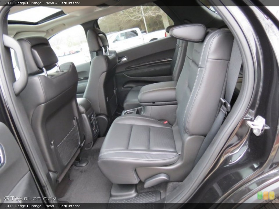 Black Interior Rear Seat for the 2013 Dodge Durango Citadel #76468109
