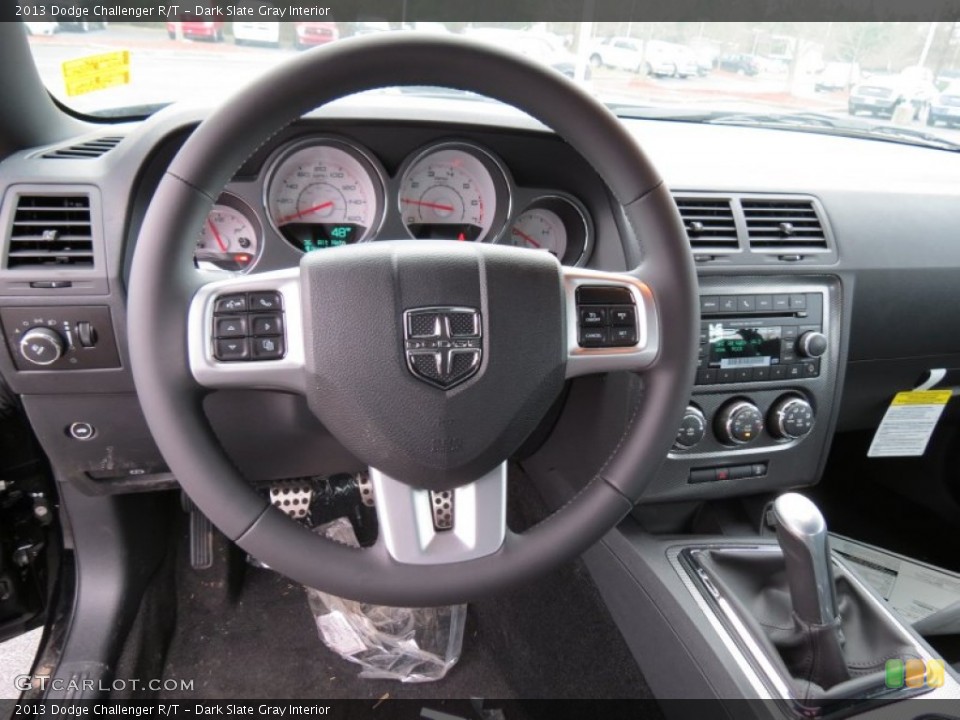 Dark Slate Gray Interior Steering Wheel for the 2013 Dodge Challenger R/T #76470048