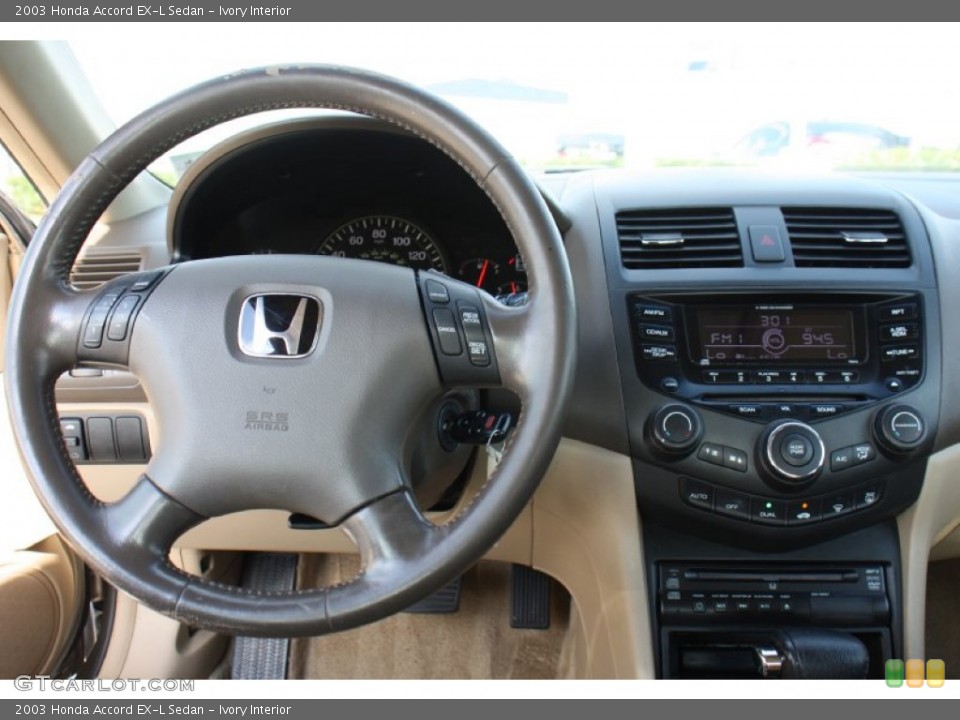 Ivory Interior Dashboard for the 2003 Honda Accord EX-L Sedan #76470218