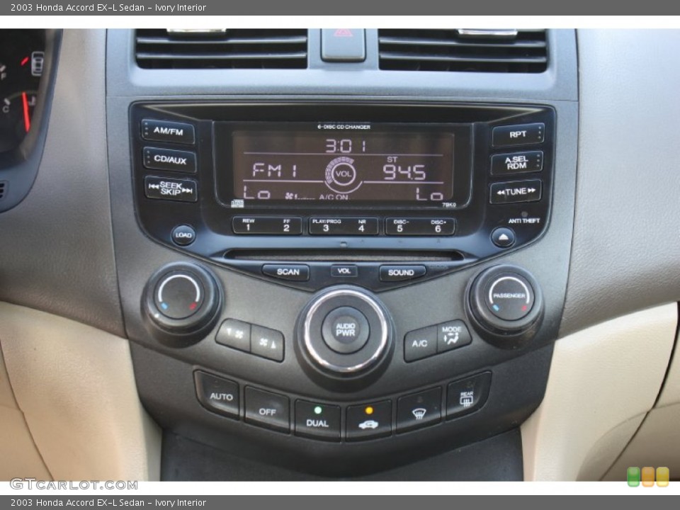 Ivory Interior Audio System for the 2003 Honda Accord EX-L Sedan #76470240