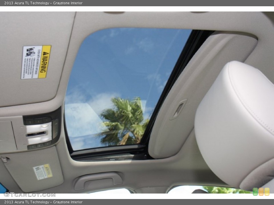 Graystone Interior Sunroof for the 2013 Acura TL Technology #76471028