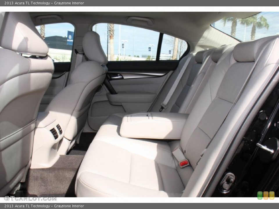 Graystone Interior Rear Seat for the 2013 Acura TL Technology #76471061