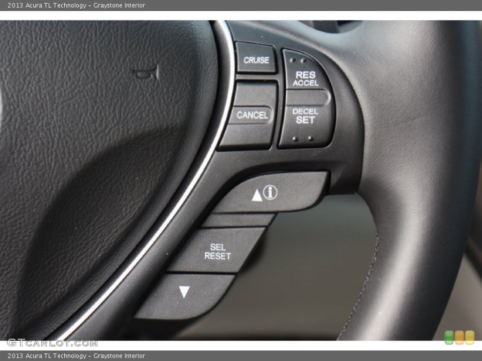 Graystone Interior Controls for the 2013 Acura TL Technology #76471286