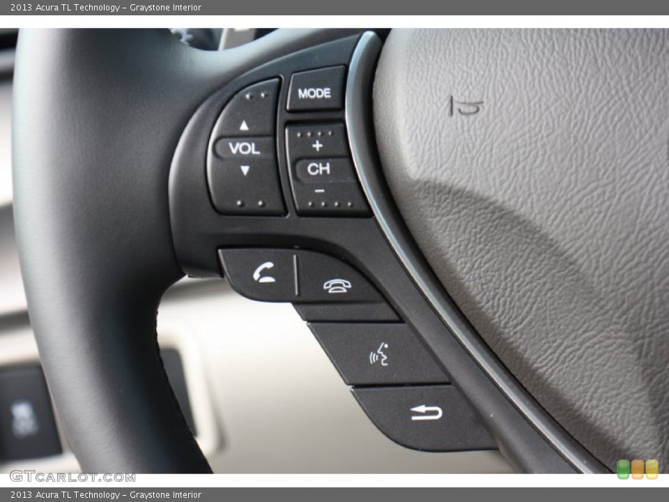 Graystone Interior Controls for the 2013 Acura TL Technology #76471301