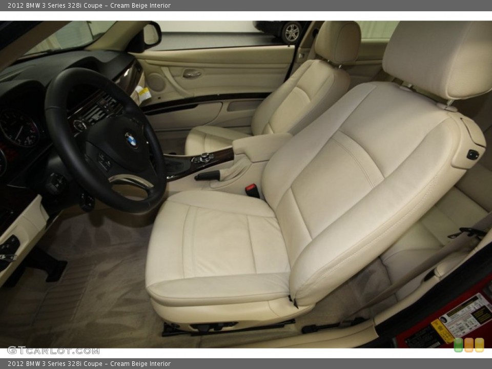 Cream Beige Interior Photo for the 2012 BMW 3 Series 328i Coupe #76471740