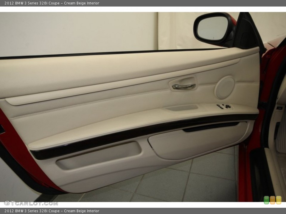 Cream Beige Interior Door Panel for the 2012 BMW 3 Series 328i Coupe #76471914