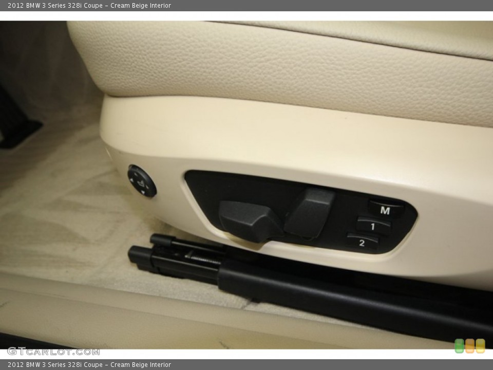 Cream Beige Interior Controls for the 2012 BMW 3 Series 328i Coupe #76471943