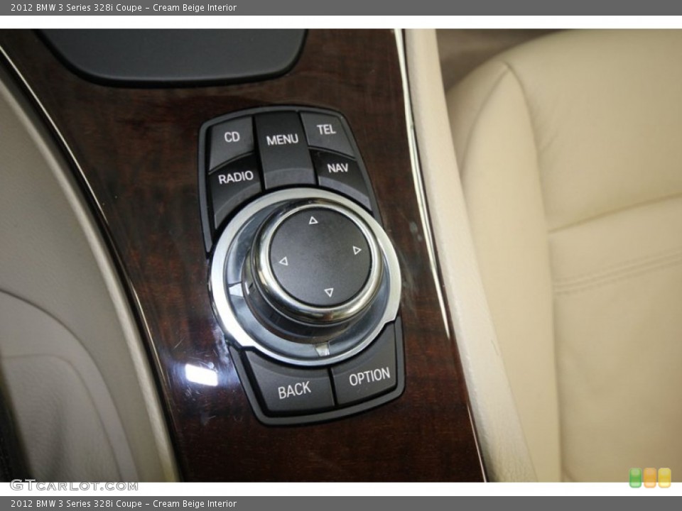 Cream Beige Interior Controls for the 2012 BMW 3 Series 328i Coupe #76472036