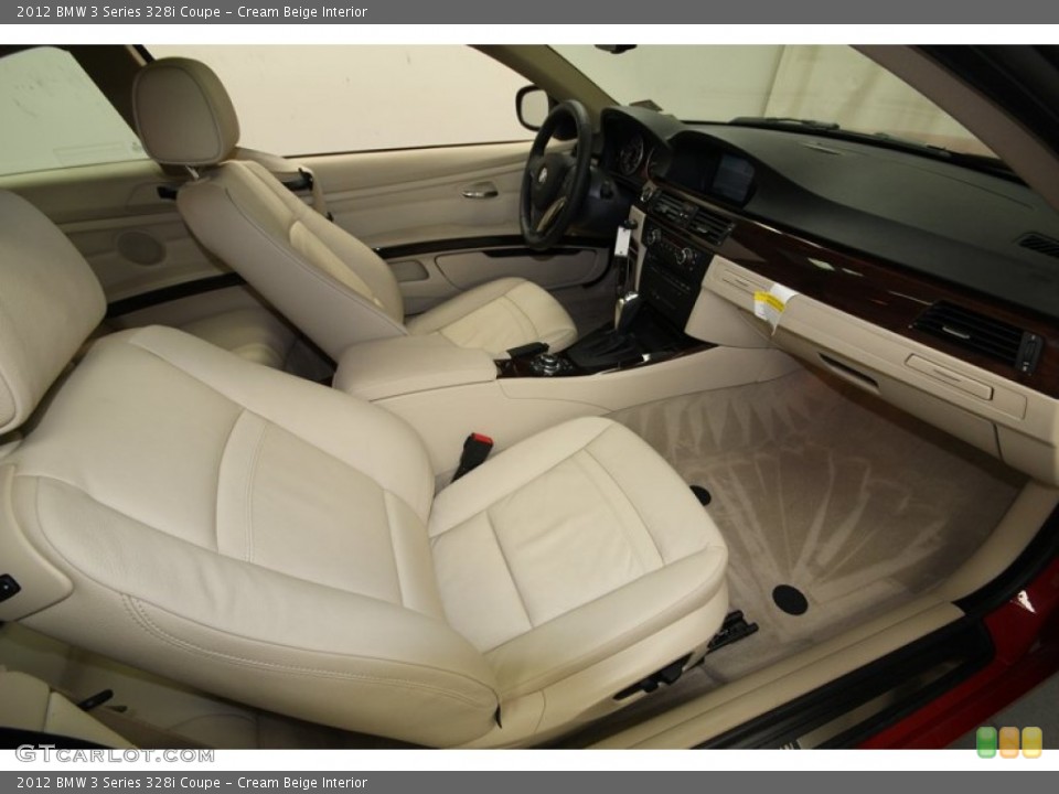 Cream Beige Interior Photo for the 2012 BMW 3 Series 328i Coupe #76472190