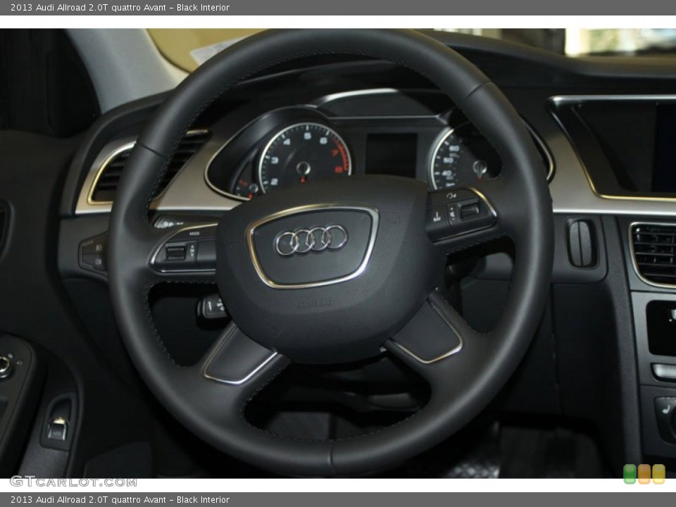 Black Interior Steering Wheel for the 2013 Audi Allroad 2.0T quattro Avant #76472516