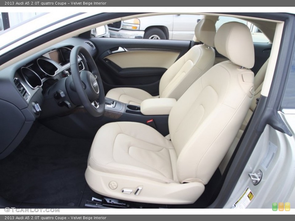 Velvet Beige Interior Front Seat for the 2013 Audi A5 2.0T quattro Coupe #76472575