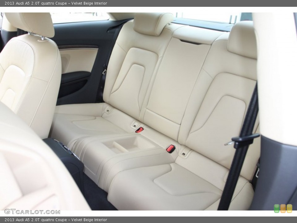 Velvet Beige Interior Rear Seat for the 2013 Audi A5 2.0T quattro Coupe #76472591